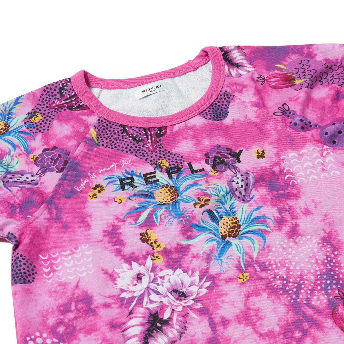 ボタニカルプリントドレス 詳細画像 ピンク 3